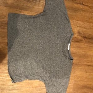 Grey antistar crop top